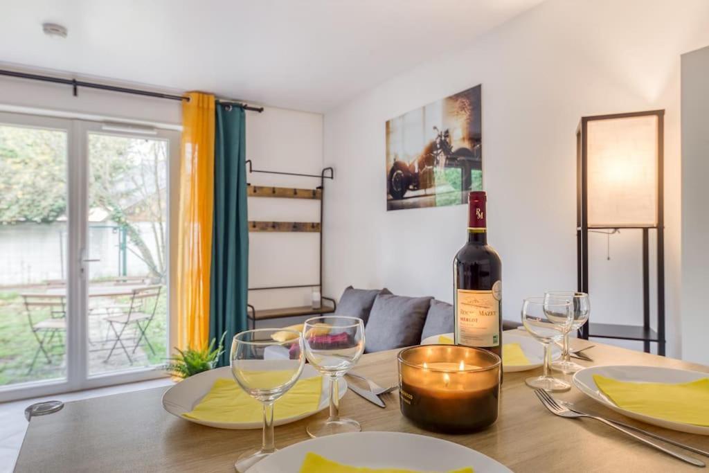 Cocoon - Jardin - Boite A Cle - Wi-Fi Daire Baulne Dış mekan fotoğraf