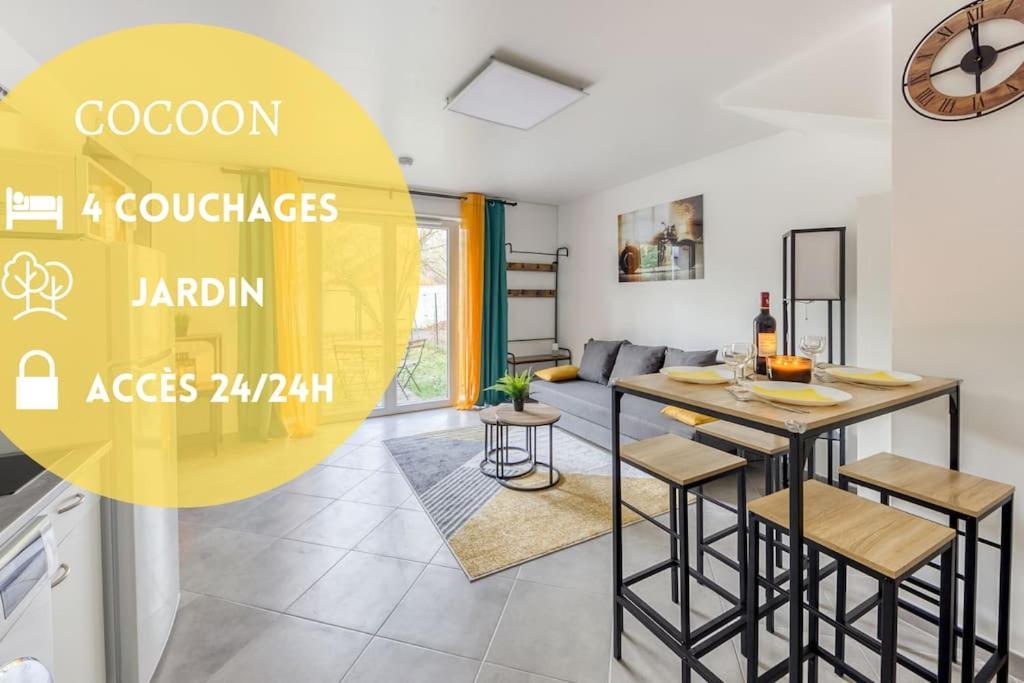 Cocoon - Jardin - Boite A Cle - Wi-Fi Daire Baulne Dış mekan fotoğraf